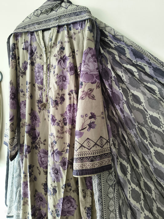 SBC09 PRINTED Casual 3 PIECE SUIT
