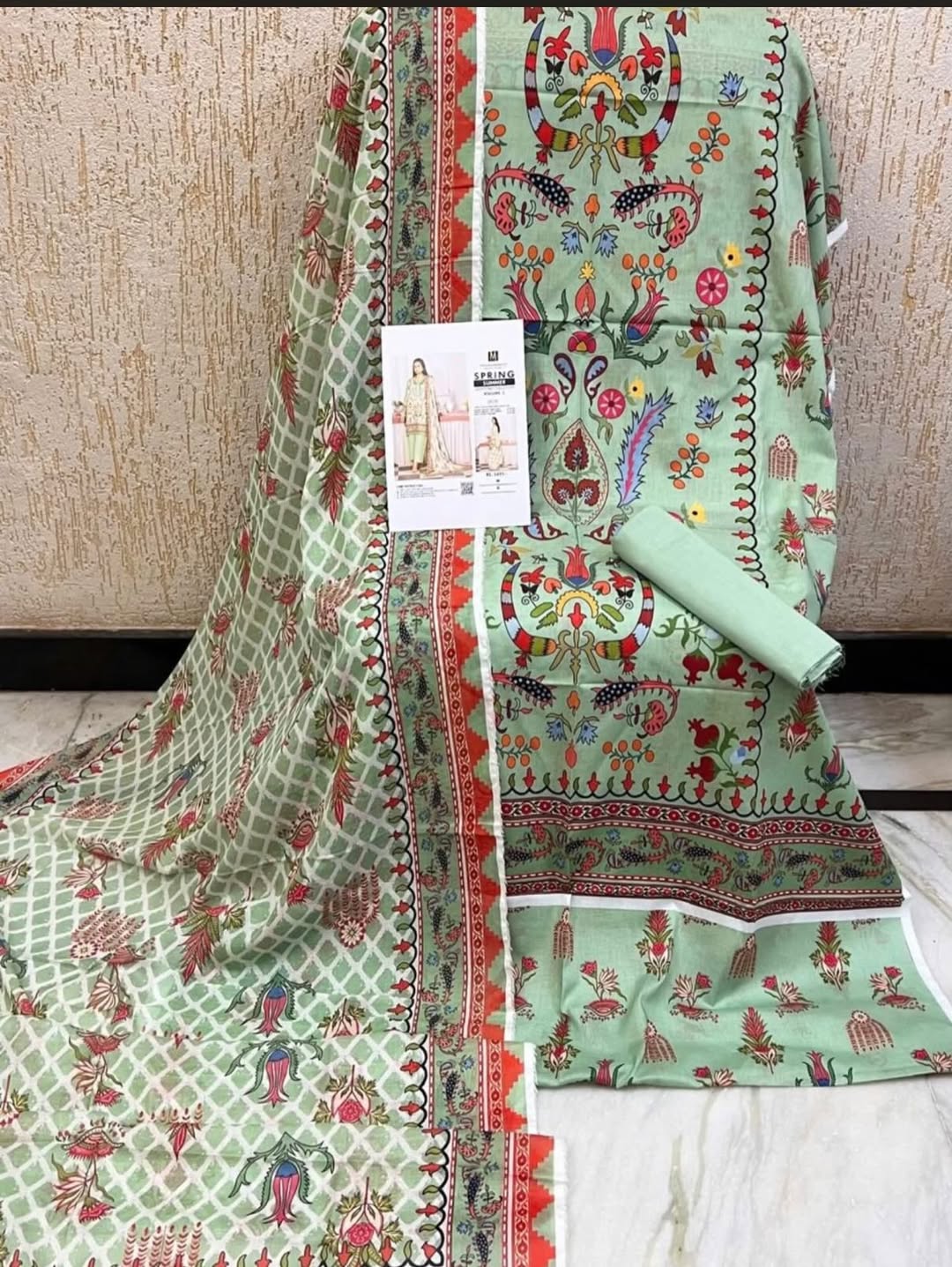 MD07 Printed Lawns 2026 Unstitched Suit