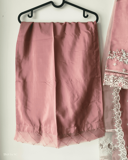 Sadabahar Organza Suit Set – Embroidered Wedding Wear (Small Size)
