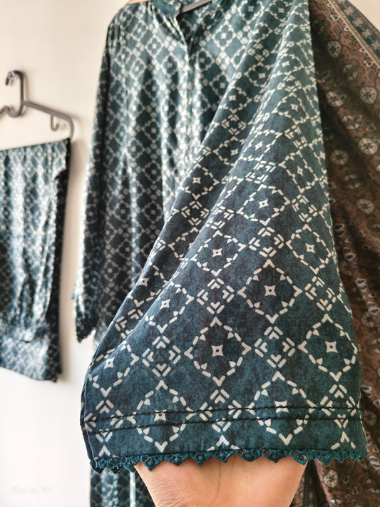 SADABAHAR PREMIUM PRINTED 3 PIECE SUIT