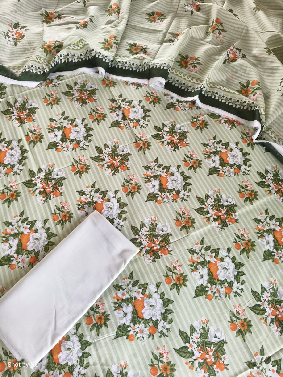 KPL28 Unstitched 3 Piece Suit | Women Summer Dress Material