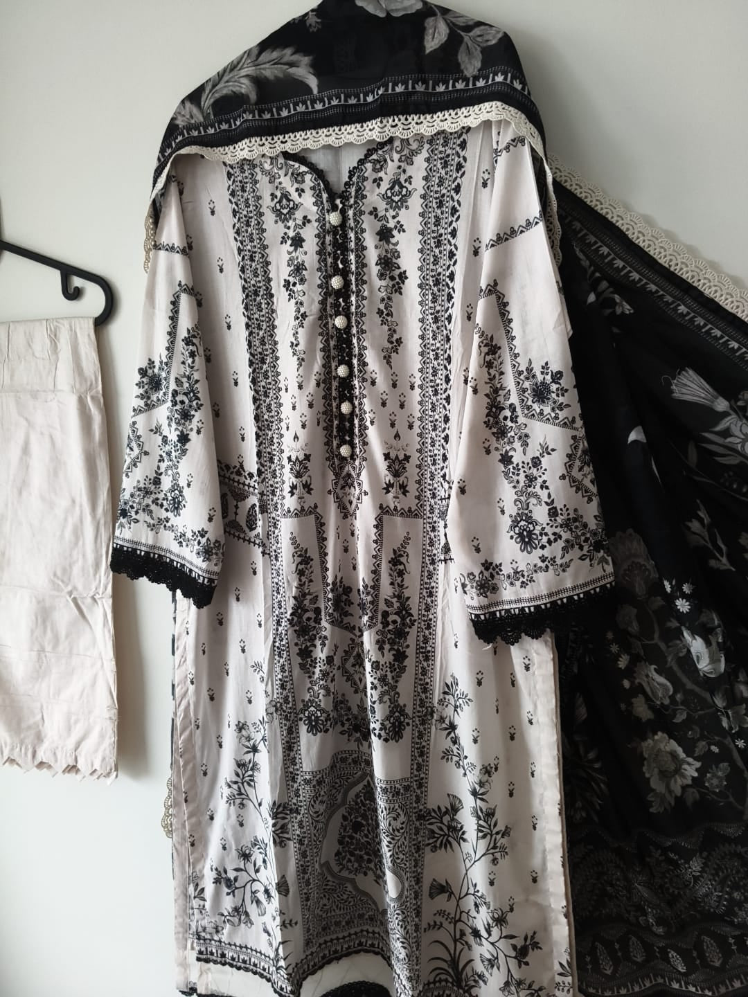 ML05 Stitched Suit for Women | Fancy Neck Design with Dupatta | Summer Collection
