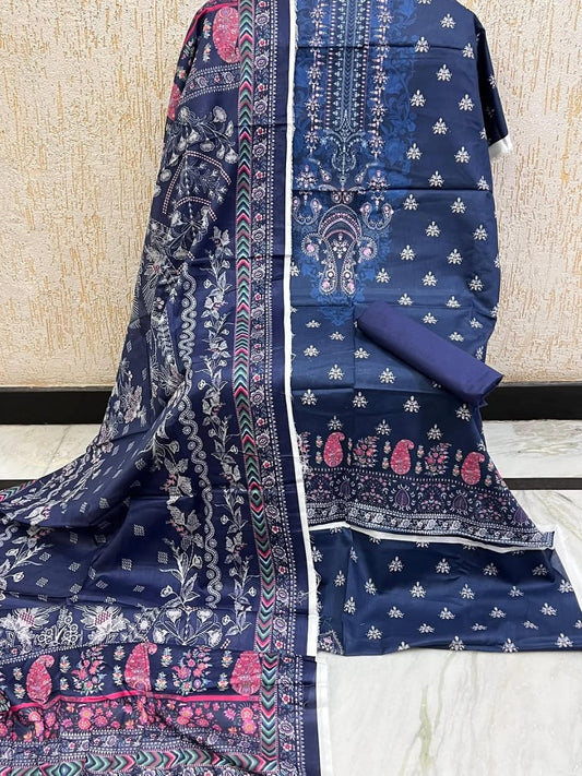 MD15 Printed Lawns 2026 Unstitched Suit