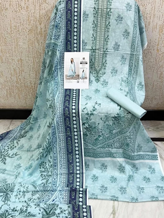 MD08 Printed Lawns 2026 Unstitched Suit