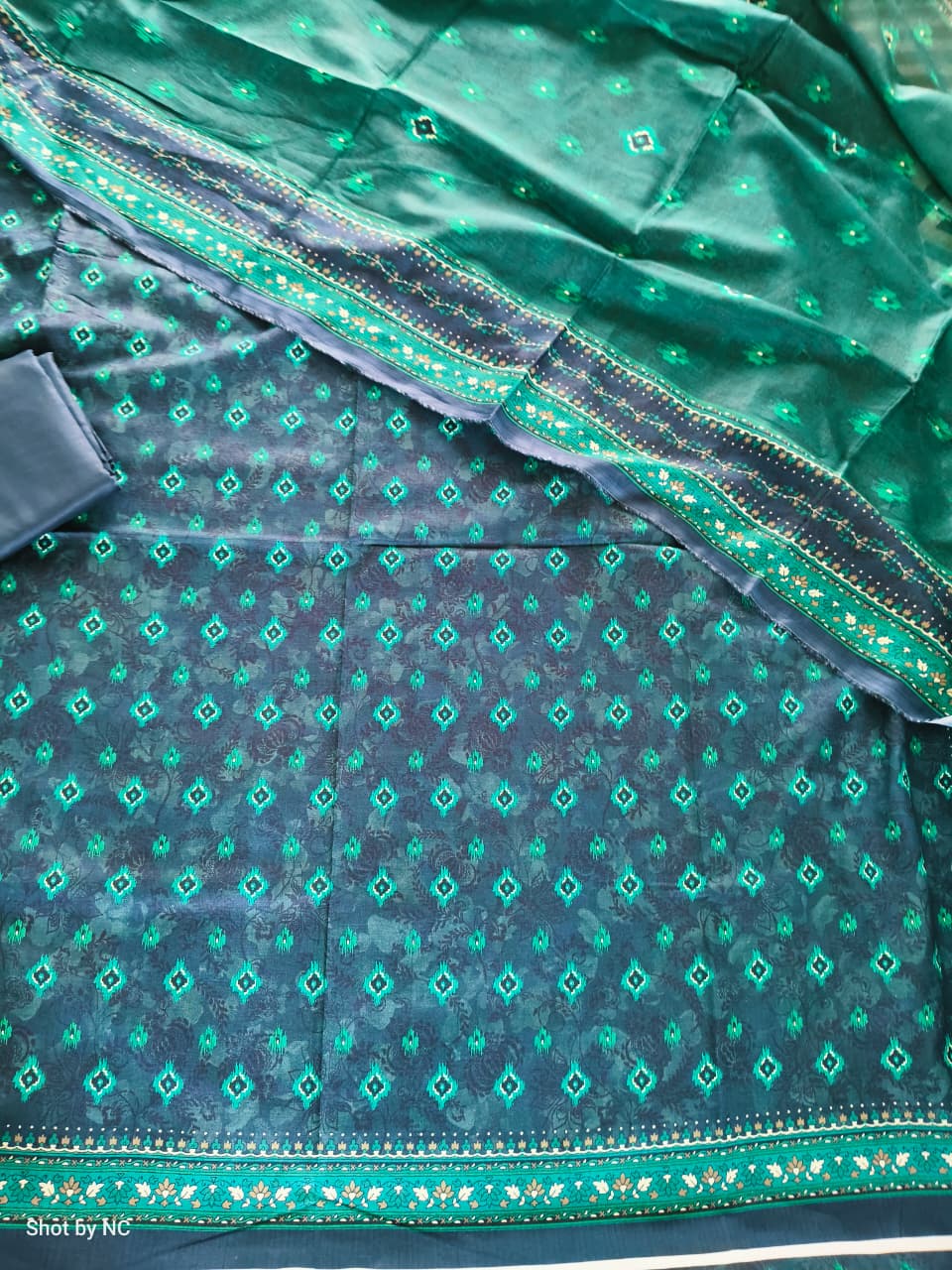 Bin Saeed 10 Printed Lawn Unstitched 3-Piece Suit