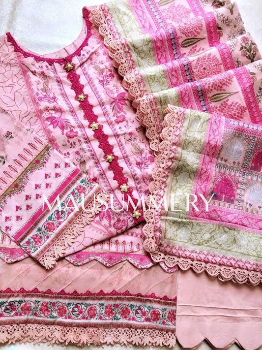 🌸MP01 MAUSUMMERY Premium Stitched Collection 🌸
