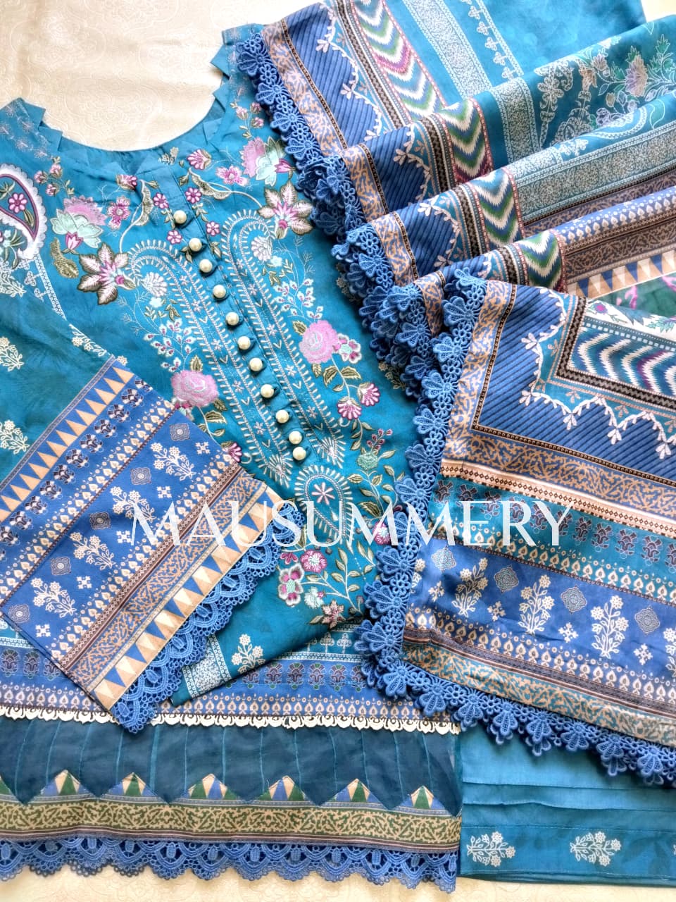 🌸MP04 MAUSUMMERY Premium Stitched Collection 🌸 (Pre Booking)