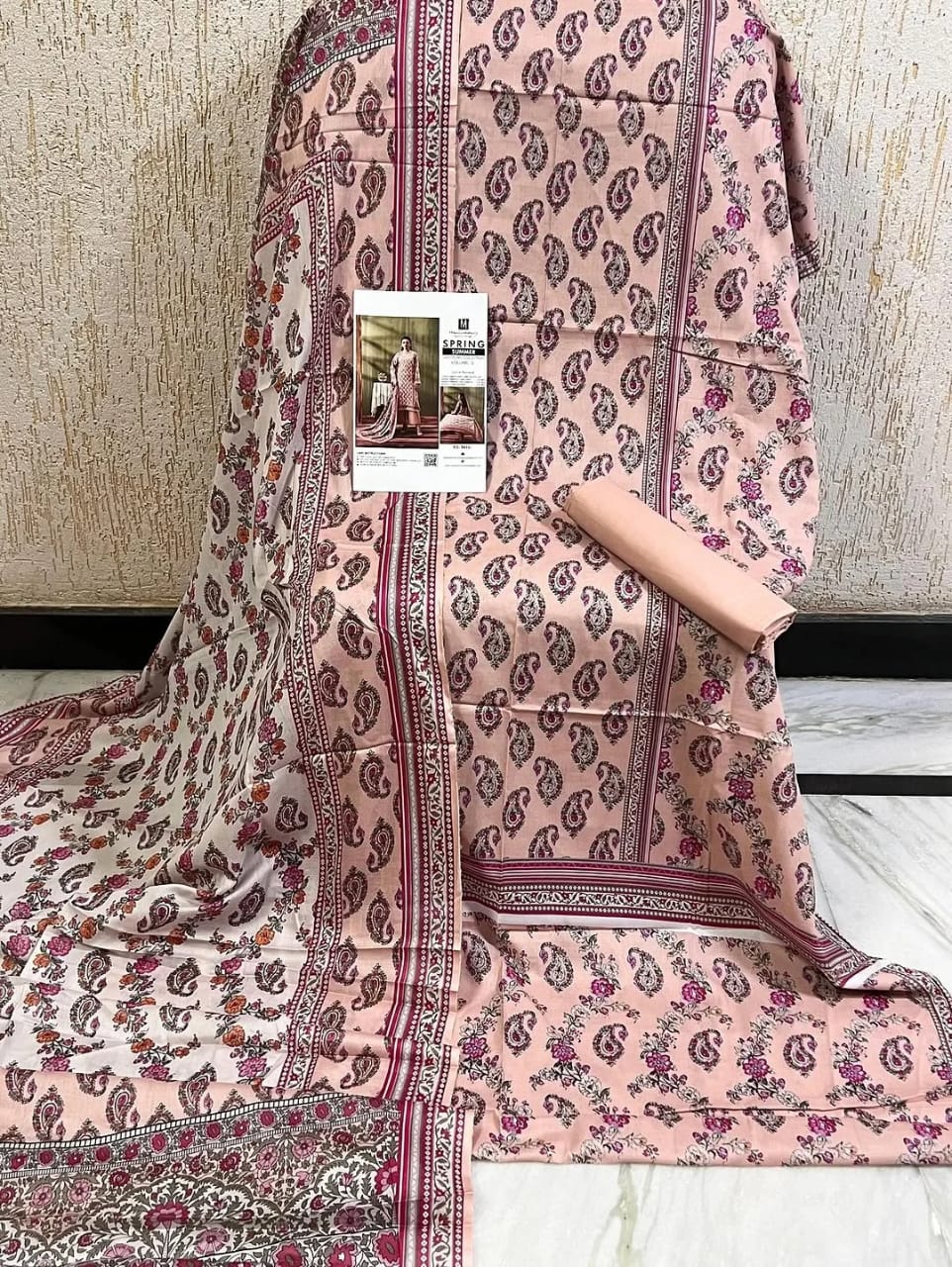 MD03 Printed Lawn Suit | 3 Piece Unstitched Pakistani Lawn Dress with Printed Dupatta
