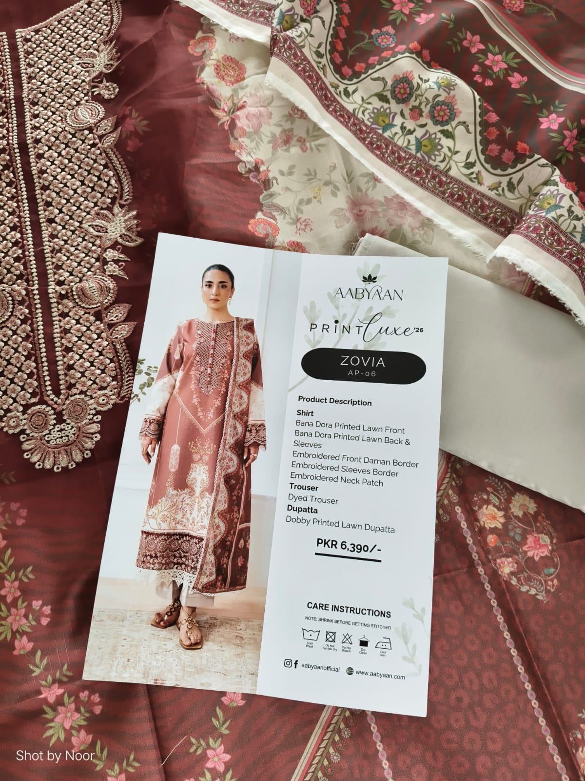 Aabyaan Print Luxe  (Bottom missing)