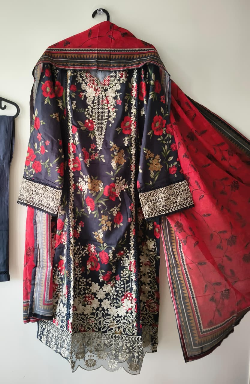 SADABAHAR Luxury 2 piece suit  (No bottom)