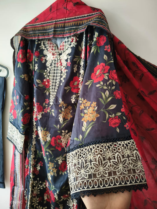 SADABAHAR Luxury 2 piece suit  (No bottom)