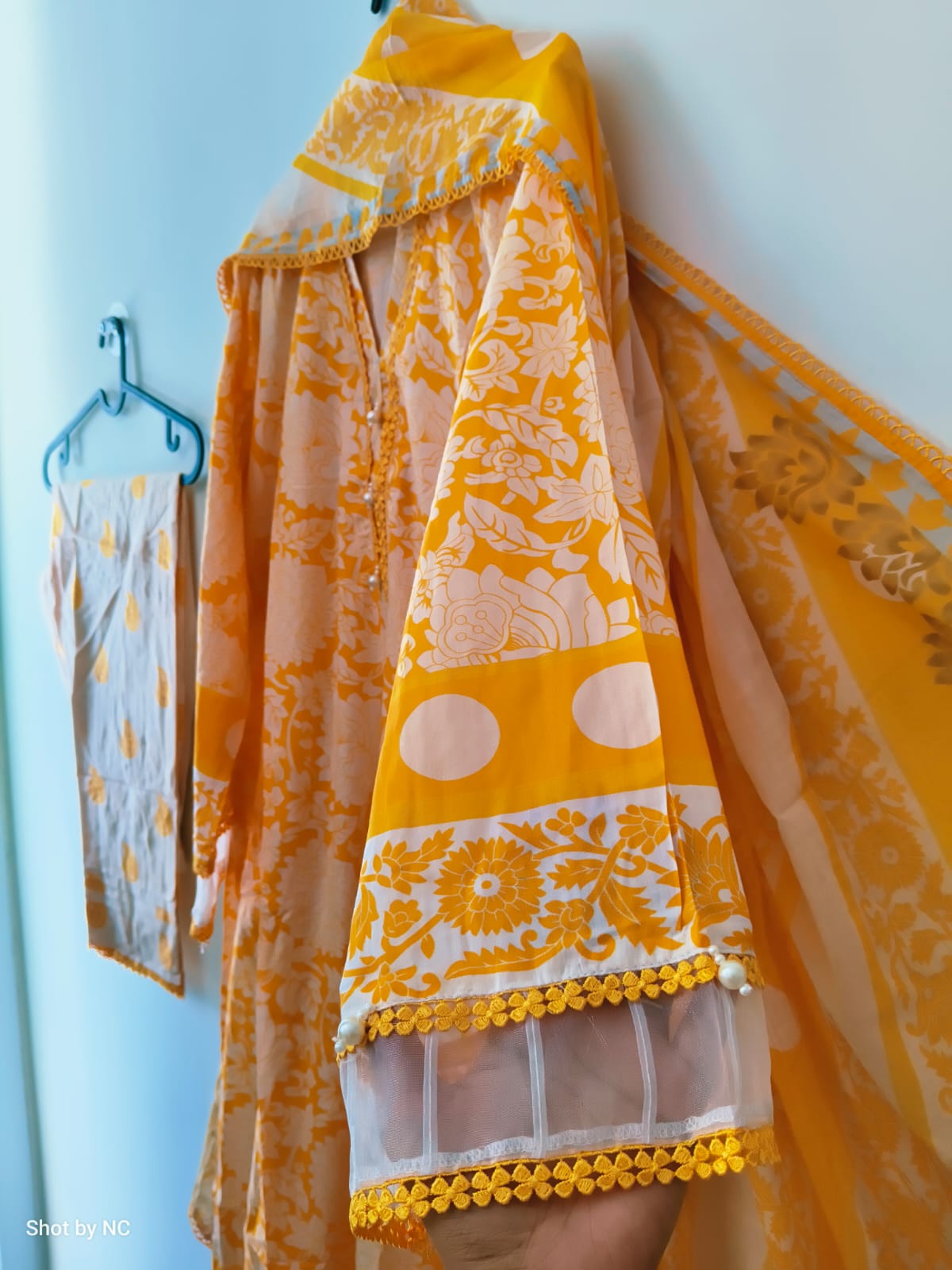 SADABAHAR Luxury 2 piece suit Yellow