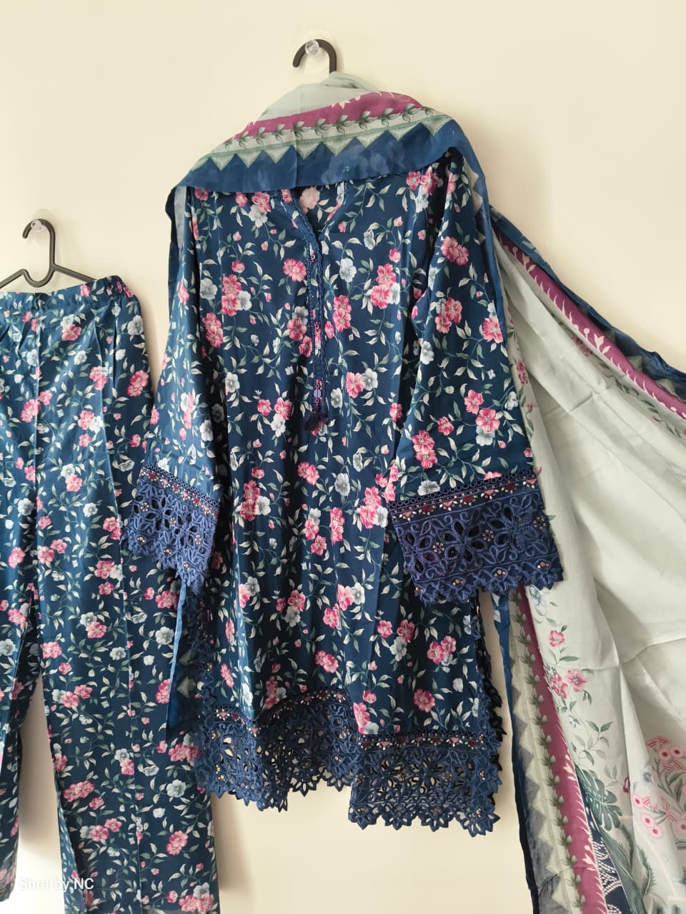 SC02 Sadabahar Festive Co-ord Set with Lawn Dupatta