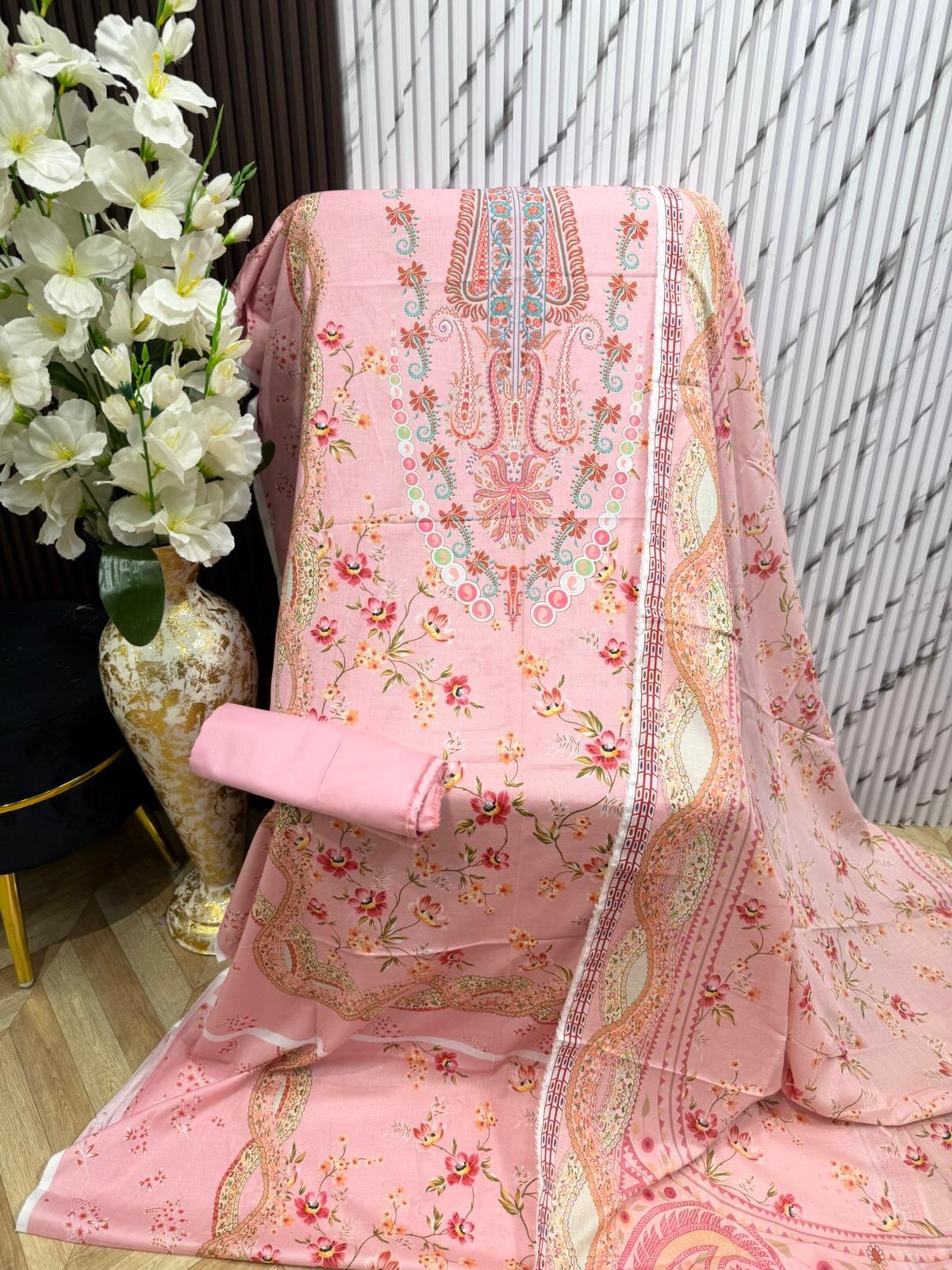 MPL08 Mausummery Printed Lawn – Latest Collection